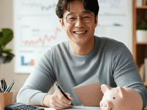 40대 재테크 전략을 수립하년 남성