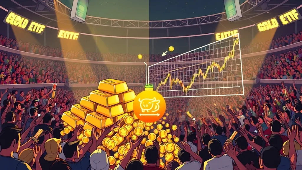 실물 vs 금통장 vs ETF: 투자 방법 비교 (cartoon 스타일)