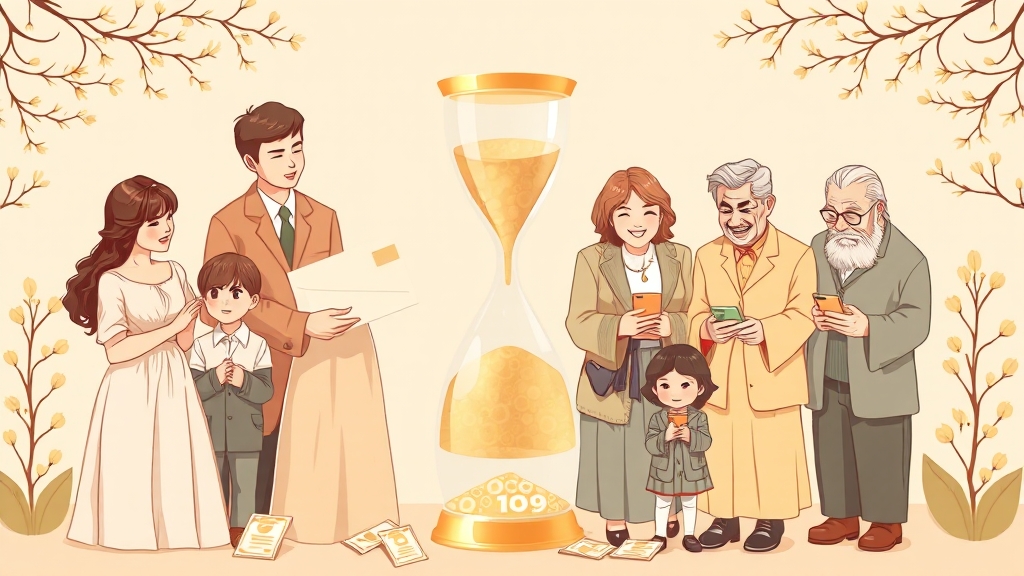 가족 간 이체, 증여세 기준은? (illustration 스타일)