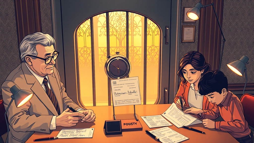 안전한 가족 간 이체 방법 (illustration 스타일)