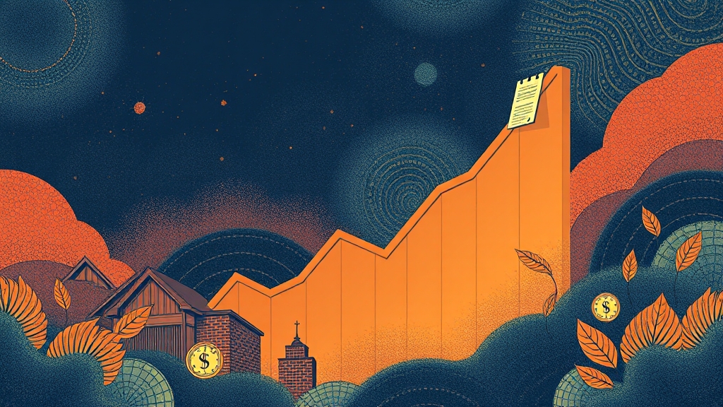 금리 하락기, 채권 투자가 답? (illustration 스타일)