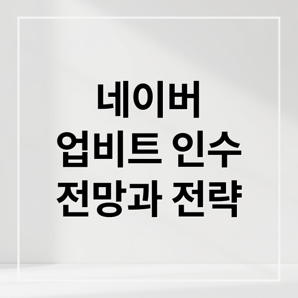 네이버, 두나무(업비트) 인수 배경부터 미래 전망, 투자 전략 A to Z