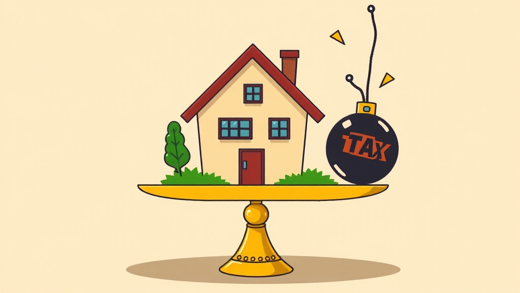 재산세 vs 종부세 완벽 비교: 계산법, 절세 전략까지 핵심 정리 3 종부세, 무엇일까요? (cartoon 스타일)