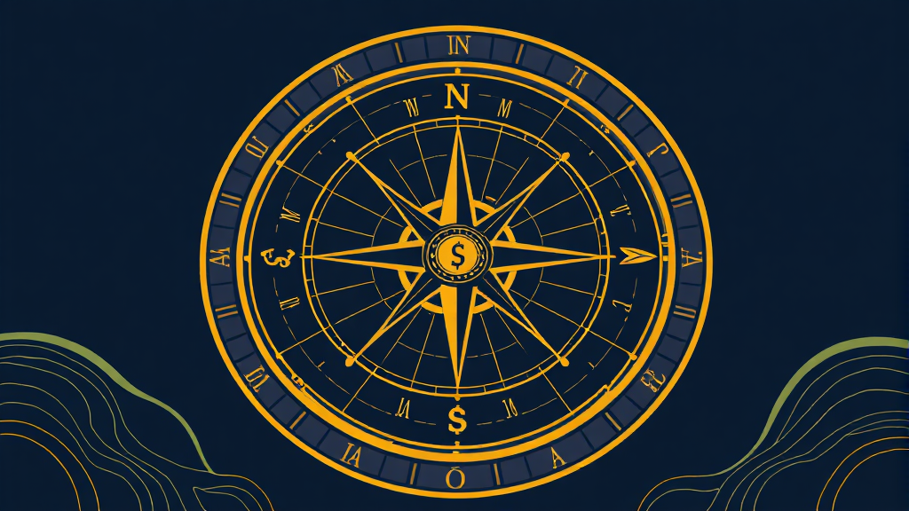 자산 배분 전략: 리스크 관리 (illustration 스타일)