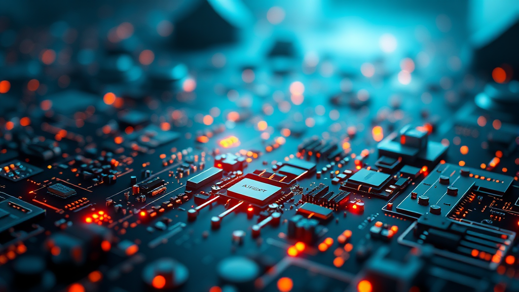 삼성전자·AMD·네이버 AI 동맹 결성: HBM4 협력 및 엔비디아 독주 견제 전략 5 차세대 메모리 및 컴퓨팅 기술 공동 개발: 미래를 향한 투자 (realistic 스타일)