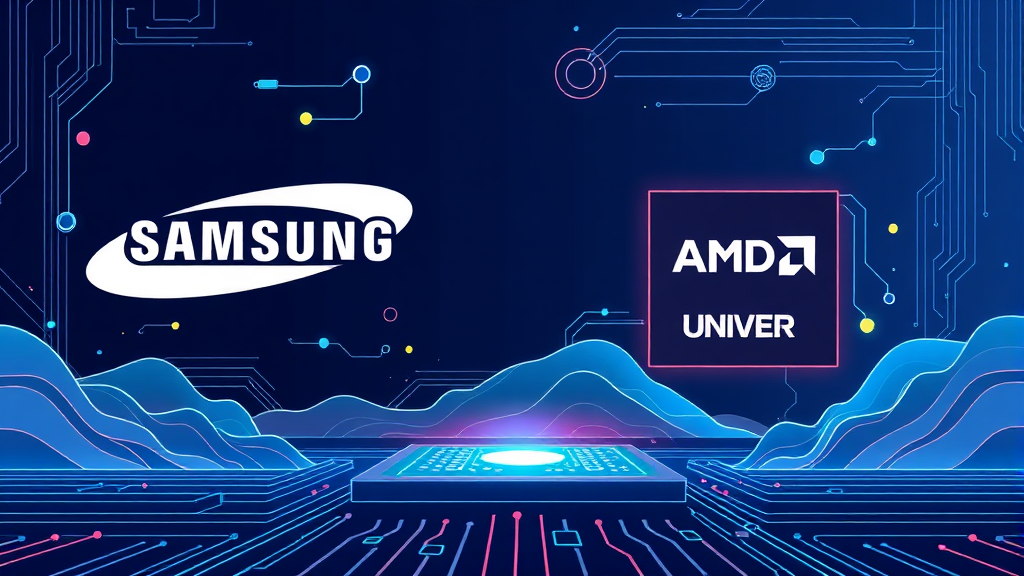 삼성전자·AMD·네이버 AI 동맹 결성: HBM4 협력 및 엔비디아 독주 견제 전략 7 AI 동맹의 미래 전망 및 투자 전략 (illustration 스타일)
