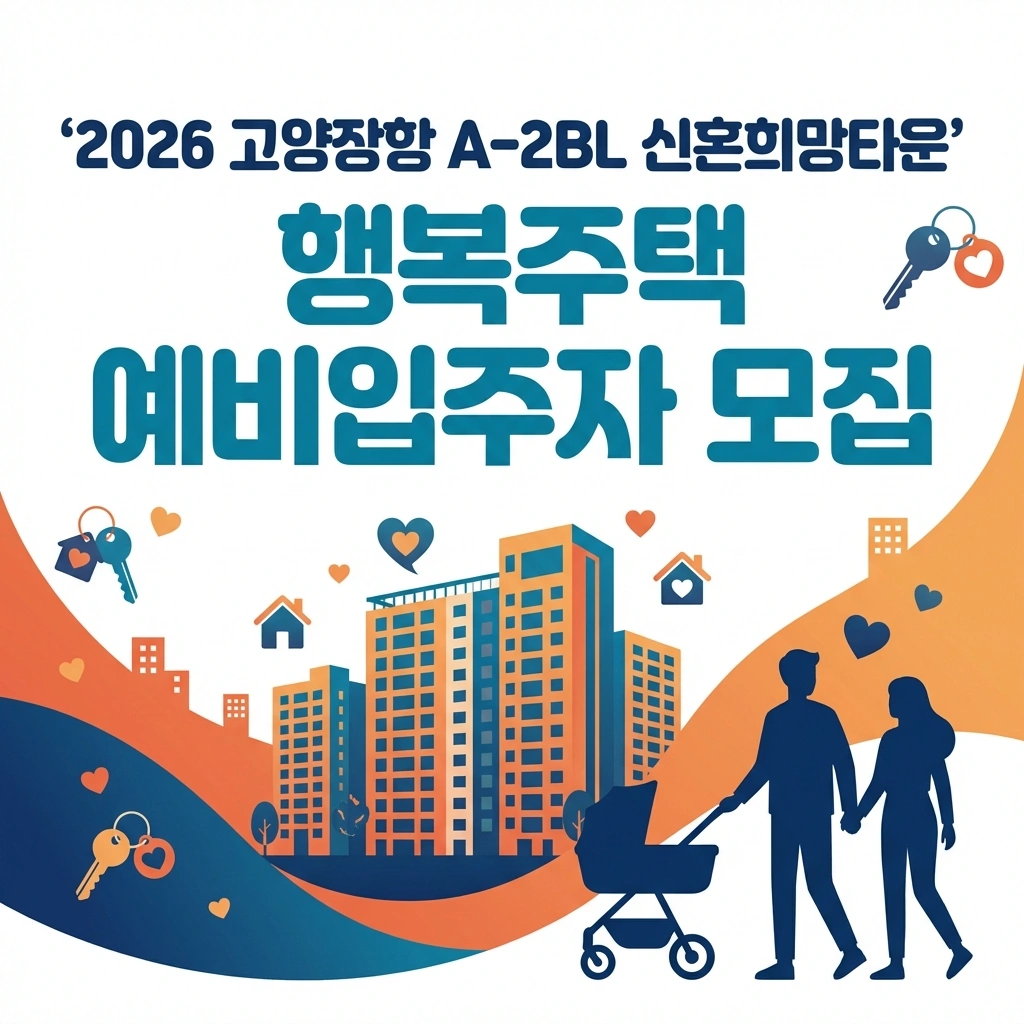 2026년 고양장항 A-2BL 신혼희망타운 행복주택 예비입주자 모집 썸네일