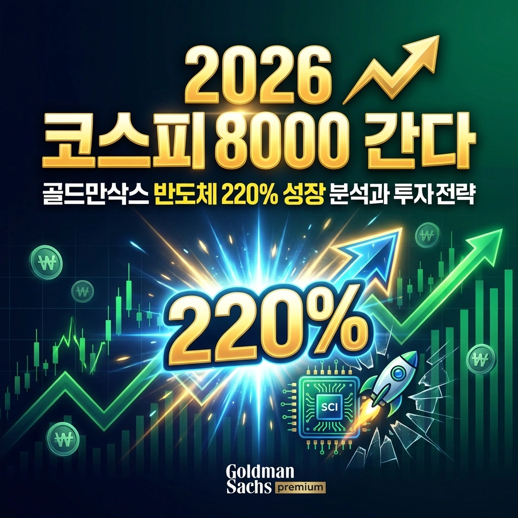 골드만삭스 2026 코스피 8000 전망 섬네일