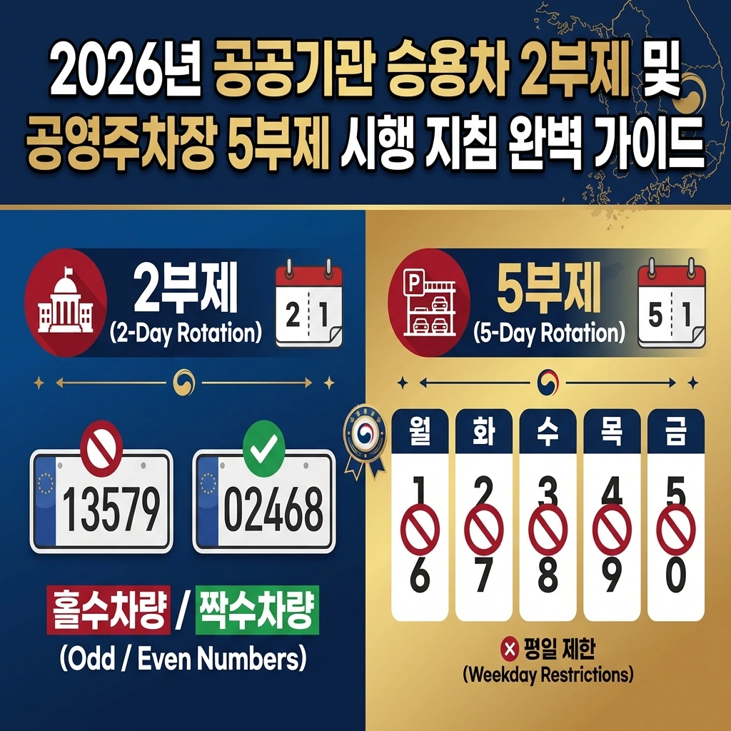 공공기관 승용차 2부제 및 공영주차장 5부제 썸네일