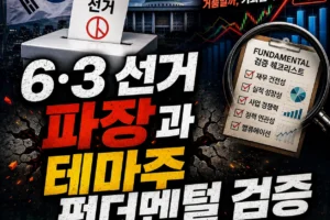 2026년 한동훈 테마주 펀더멘털 리스크 점검과 6·3 보궐선거 파장 분석