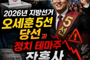 테마주 투자 전 필수 확인! 2026년 오세훈 5선 당선과 진양산업·누리플랜 실적 분석