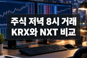 프리마켓까지 열리면? KRX·NXT 하루 거래시간 완전 정리와 지금 꼭 알아둘 차이