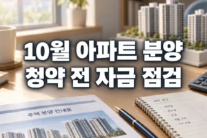 2026년 10월 아파트 분양 3만8032가구 예정…지역별 물량과 청약 전 확인사항