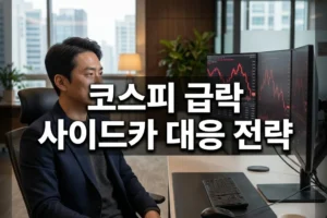 코스피 7거래일 연속 급락과 매도 사이드카 발동, AI 수익성 및 미국 물가 충격 대응 기준